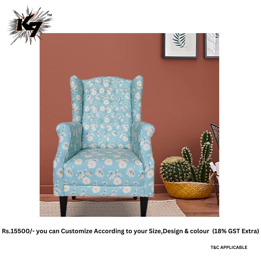 Flower discount print chair